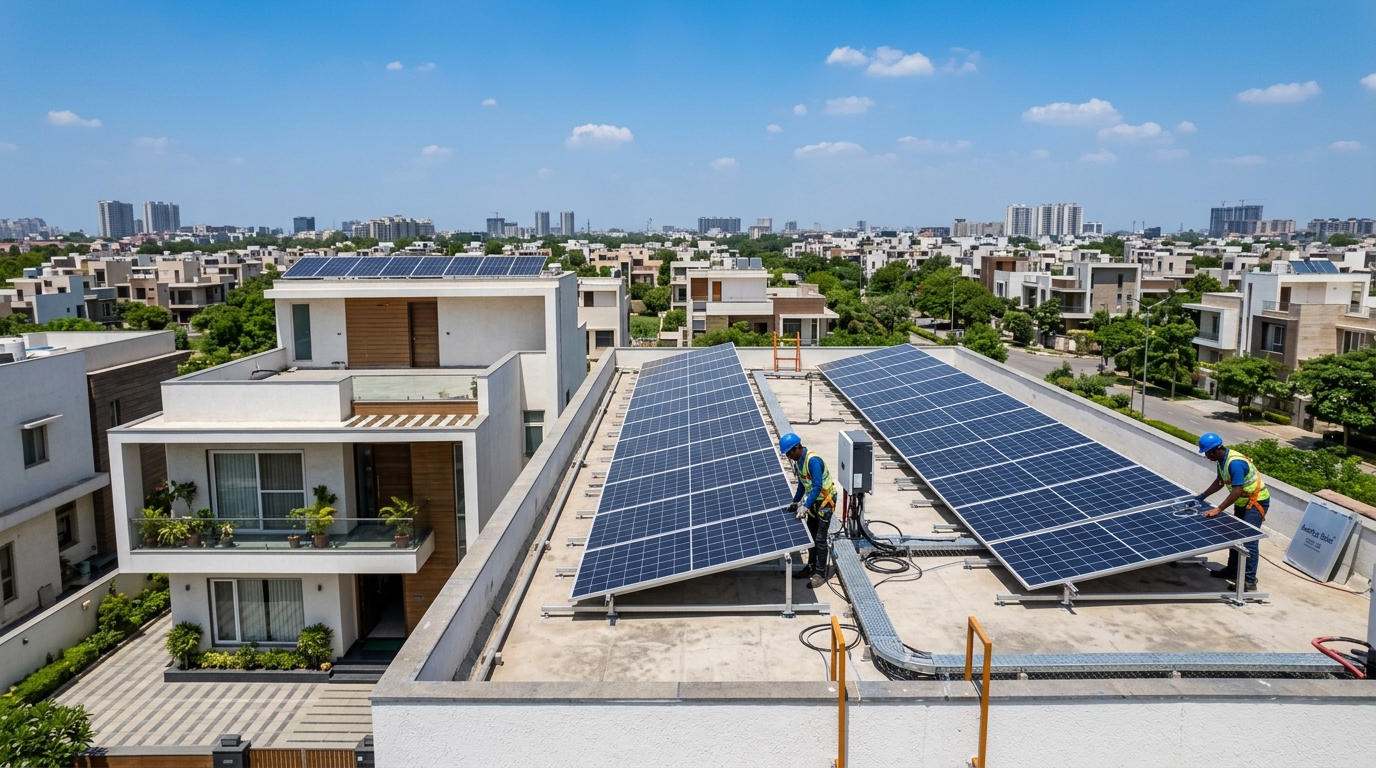 Residential Solar Panels in Delhi