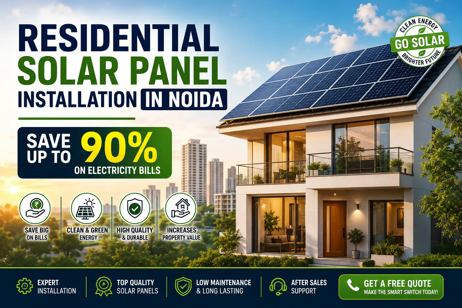 Residential Solar Pannel installation In india